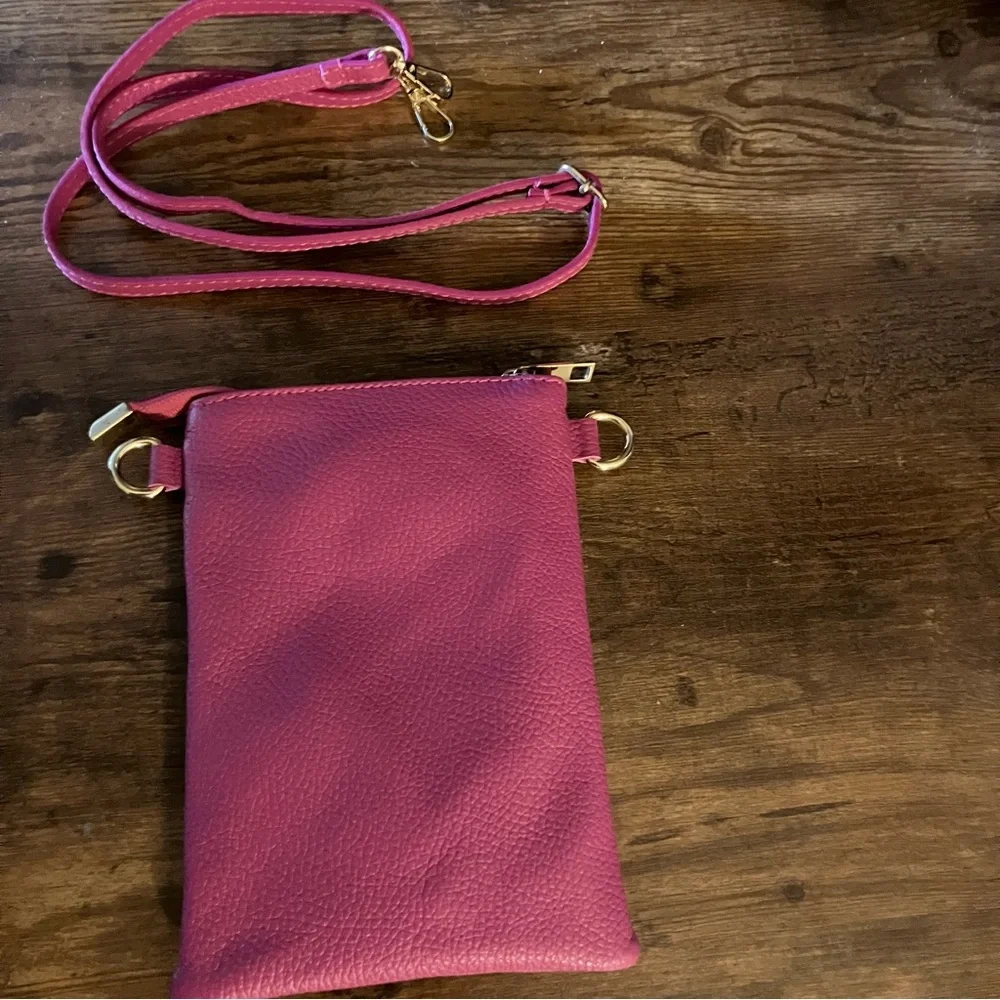 Borse in Pelle Genuine Leather Crossbody Phone Bag NIP